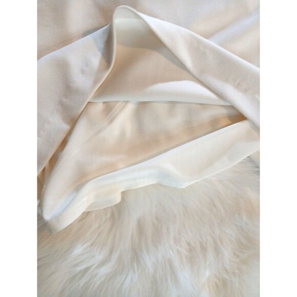 NWT EXPRESS Women's Size M Ivory Midi Dress w/Pleated and Draped Bodice Lined - Picture 10 of 10